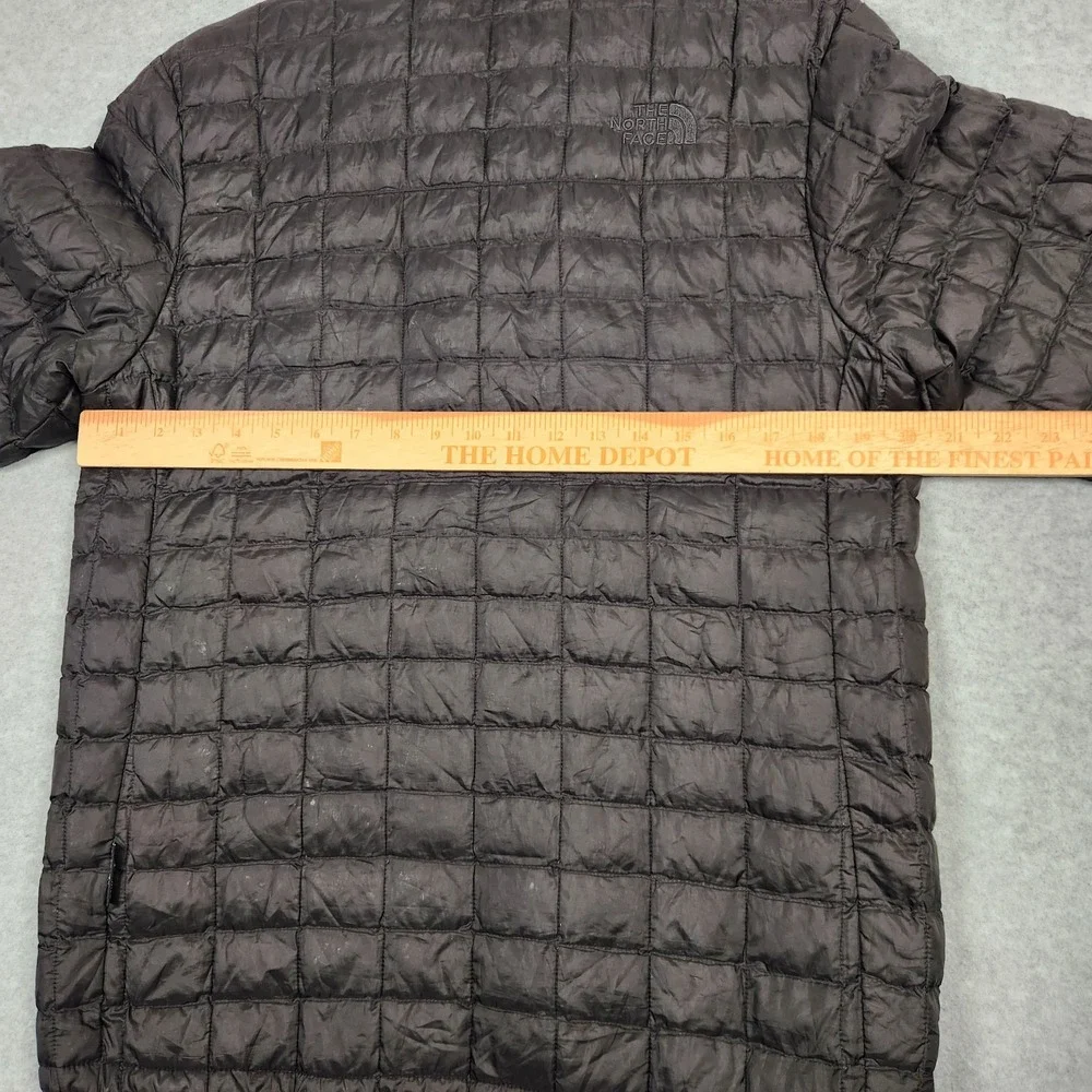 The North Face Jacket Mens Medium Black Thermoball Eco Puffer Full Zip Outdoor